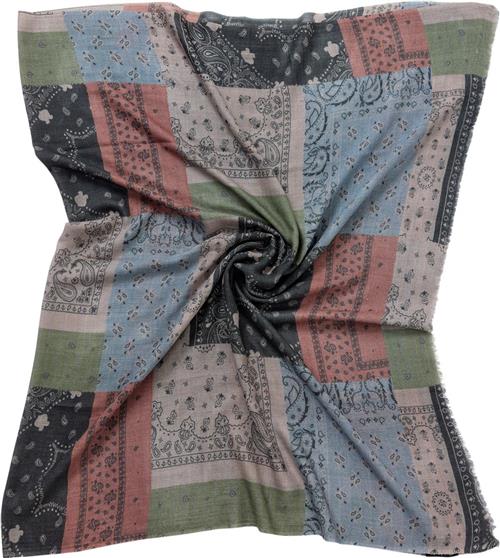 Bella Ballou Paisley Patchwork Scarf 95x195cm - Tørklæder hos Magasin