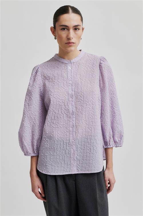 Se Second Female Tascha New Shirt Kvinde Orchid Petal Skjorter Str L - hos Magasin ved Magasin