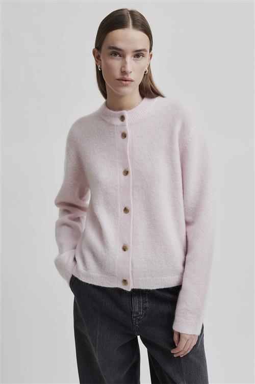 Se Second Female Brook Mohair Blend Knit Plain Cardigan Kvinde Festival Bloom Sweaters Str S Mohair - hos Magasin ved Magasin