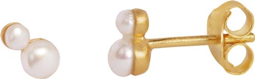 Se ByBiehl Pearl Double Stud GP One size - Ørestikker hos Magasin ved Magasin