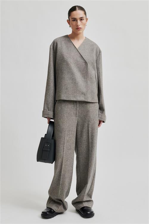 Second Female Levi Trousers Kvinde Volcanic Ash Bukser Str S - hos Magasin