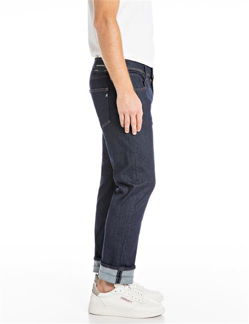 Se Replay Satoriale Demin Jeans Mand Blå Jeans Str 30/32 - hos Magasin ved Magasin