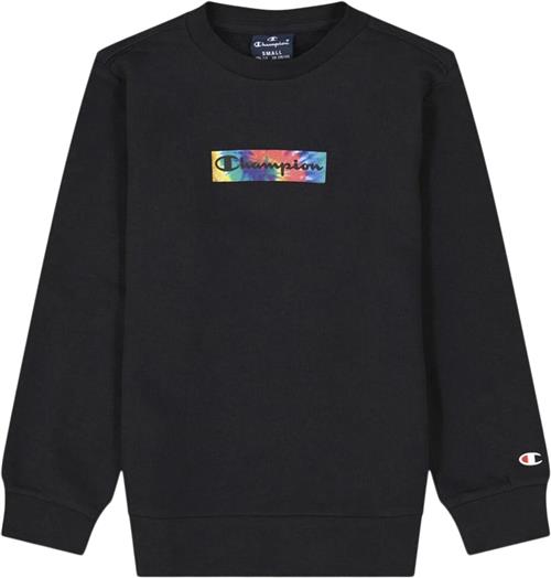 Champion Tiedye Script Logo Sweatshirt XXS - Sweatshirts hos Magasin