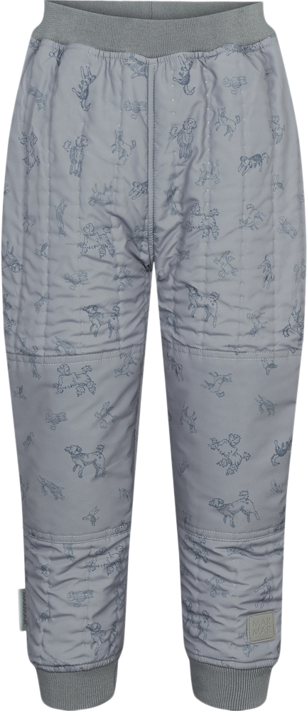 MarMar Copenhagen Odin Pants Str 1½Y/86 - Dogs Print Termobukser hos Magasin