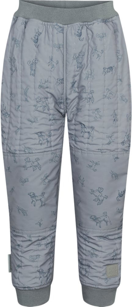 MarMar Copenhagen Odin Pants Str 8Y/128 - Dogs Print Termobukser hos Magasin