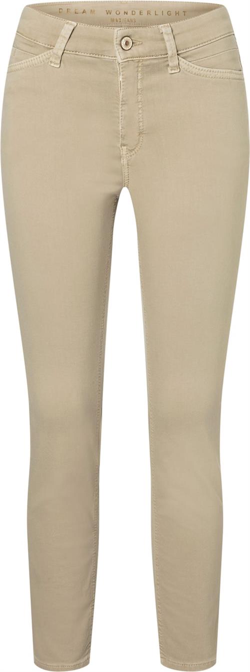 Se MAC Jeans Dream Summer Kvinde Smoothly Beige Bukser Med Smalle Ben Str W34 / L28 - hos Magasin ved Magasin