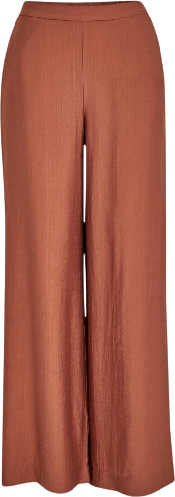 Se Minus Msseria Pants Kvinde Desert Sand Bukser Med Brede Ben Str 34 - hos Magasin ved Magasin