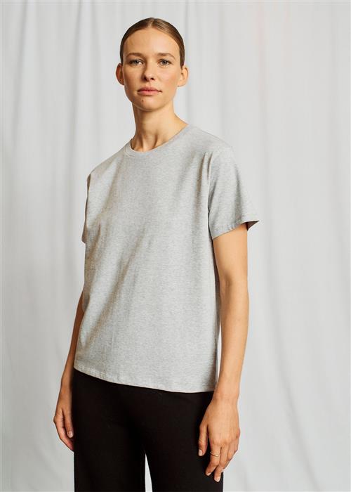 Bruun & Stengade BS Luna Tshirt Kvinde Light Grey Kortærmede T-shirts Str M - hos Magasin