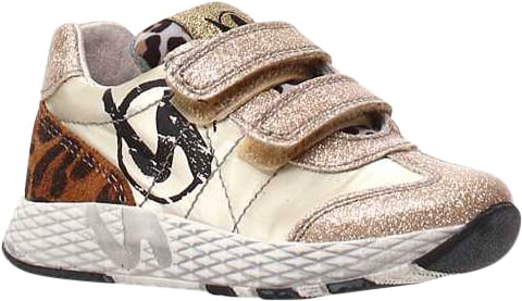 Naturino Jesko VL Sneaker Gold Gold Sneakers Str 26 - Læder hos Magasin