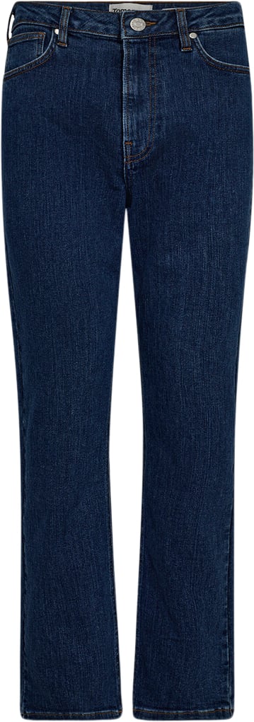 Tomorrow Trwhailey Jeans Wash Prato Kvinde Denim Blue Straight Jeans Str 32 / 28 - hos Magasin