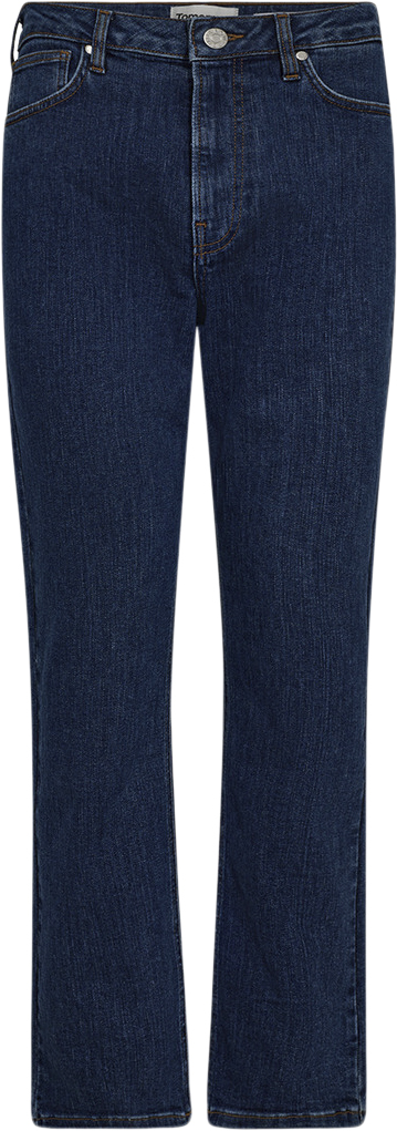 Tomorrow Trwhailey Jeans Wash Prato Kvinde Denim Blue Straight Jeans Str 27 / 28 - hos Magasin