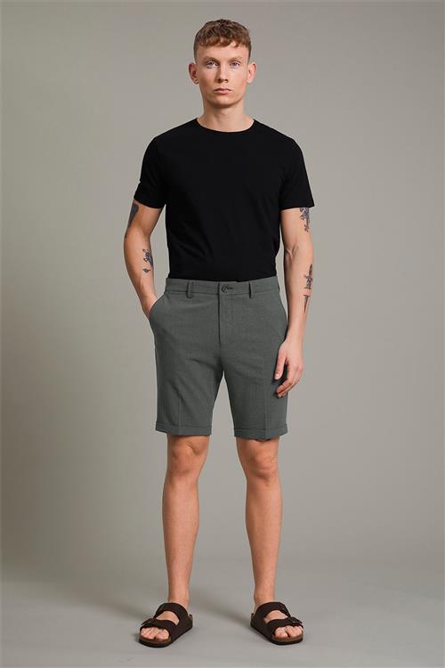 Se Matinique Maliam SH Mand Medium Grey Melange Chino Shorts Regular Fit Str 31 - hos Magasin ved Magasin