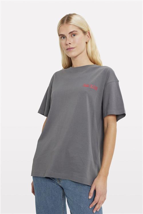 Envii Enkulla SS TEE 5310 Kvinde Smoke Sky Toppe Str XL - hos Magasin