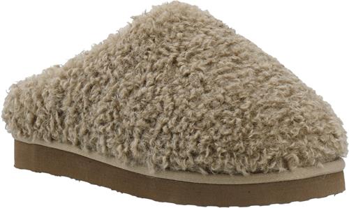 Bianco Biasweetie Slip In Faux Shearling Kvinde Taupe Hjemmesko Str 39 - hos Magasin