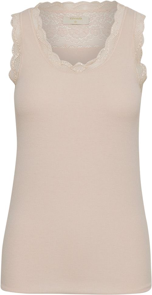 Cream Vanessa top Kvinde Spring Powder Melange Tanktoppe Str S - hos Magasin