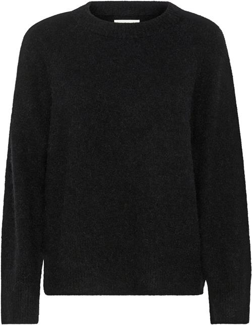 Se Part Two Lannapw PU Kvinde Black Sweaters Regular Fit Str L - hos Magasin ved Magasin