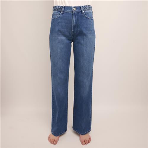 Se Tomorrow Brown Jeans Wash Bilbao Kvinde Denim Blue Straight Jeans Str 32 / 30 - hos Magasin ved Magasin