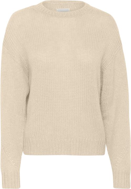 Se Part Two Lindipw PU Kvinde French Oak Sweaters Relaxed Fit Str L - hos Magasin ved Magasin