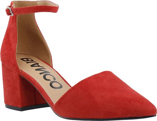 Bianco Biadevived Pump Micro Suede Kvinde Dark Red Pumps & Stiletter Str 40 - hos Magasin