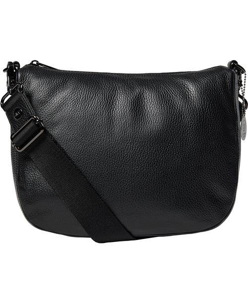 Se Mandarina Duck Mellow Leather Hobo / Nero 29x22x10 - Skuldertasker hos Magasin ved Magasin