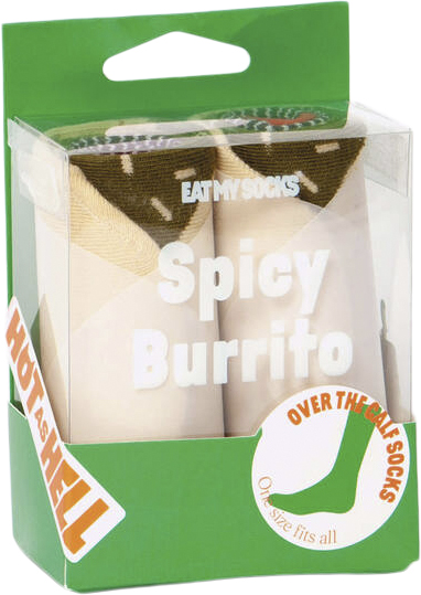 Se Eat My Socks Strømper Spicy Burrito Ankelstrømper - Bomuld hos Magasin ved Magasin