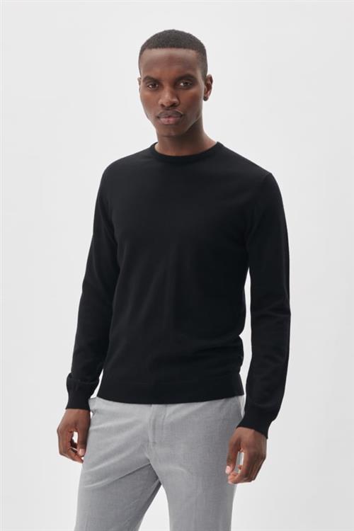 Matinique Margrate Mand Sort Sweaters Str XL - Merino Uld hos Magasin