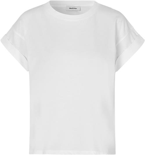 Modström Brazilmd Short Tshirt Kvinde Hvid Kortærmede T-shirts Str S - hos Magasin