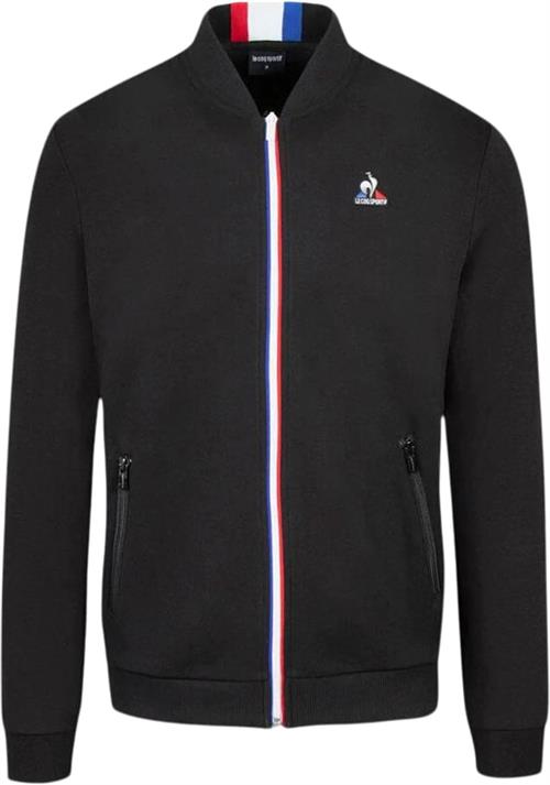 Le Coq Sportif Tricolor Full zip Sweatshirt Mand Ingen Fleece Str XS - Bomuld hos Magasin