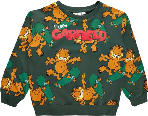 Se The New Tngarfield OS Sweatshirt AOP Str 122-128 cm/7-8 år - Green Gables Sweatshirts Bomuld hos Magasin ved Magasin