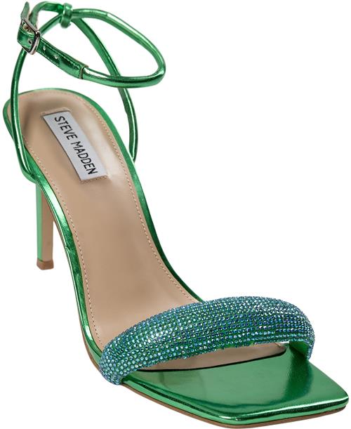 Steve Madden Enticer Sandal Kvinde Green/blue Højhælede Sandaler Str 40 - hos Magasin