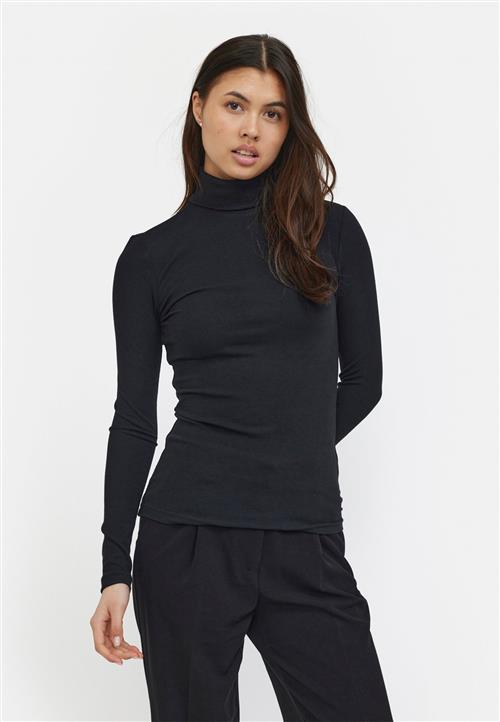 Soft Rebels Srfenja Rollneck Top Kvinde Black Rullekraver Str XXL - hos Magasin