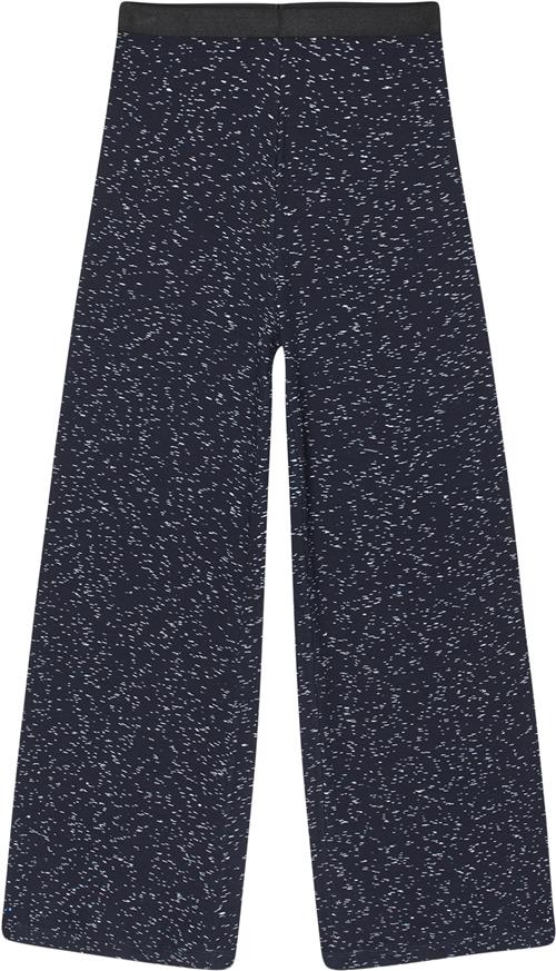 Mads Nørgaard - Copenhagen 2x2 Cotton Space Veran Pants Kvinde Blå Med Print Bukser Med Brede Ben Str L - hos Magasin