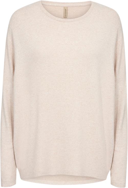 soyaconcept Scbiara 1 Kvinde 91620 Cream Melange Sweaters Str XL - hos Magasin