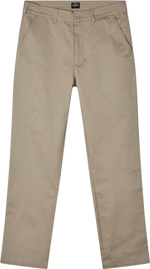 Se Mads Nørgaard - Copenhagen Cotton Twill Stretch Elias Pants Mand Brun Chinos Str 52 - hos Magasin ved Magasin