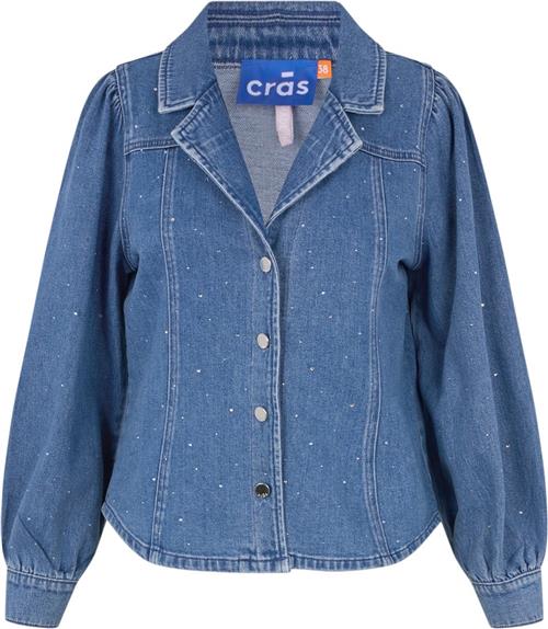 Cras Amandacras Shirt Kvinde Medium Indigo Denimskjorter Str 40 - Denim hos Magasin