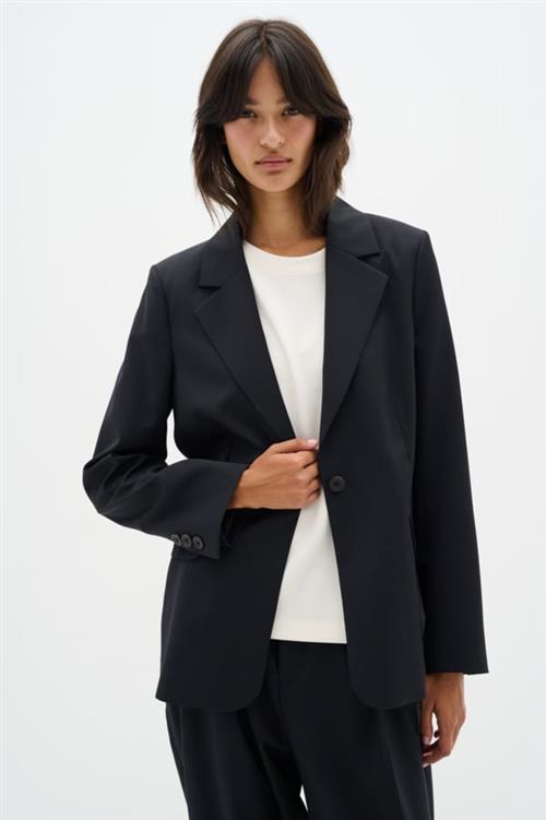 InWear Kathyaiw Classic Blazer Kvinde Black Blazere Regular Fit Str 38 - hos Magasin