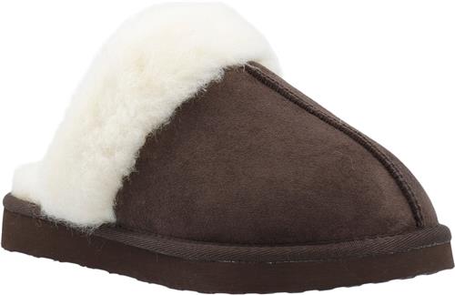 Bianco Biasweetie Slipper Kvinde Dark Brown Hjemmesko Str 41 - hos Magasin