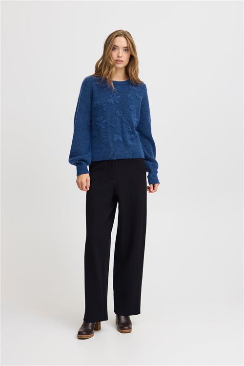 Se Atelier Rêve Irsilvi LS2 Kvinde Blue Quartz Melange Sweaters Regular Fit Str S - hos Magasin ved Magasin