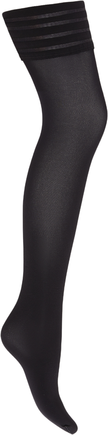 Wolford Velvet de Luxe 50 Stayup Selvsiddende Strømper Str M - hos Magasin