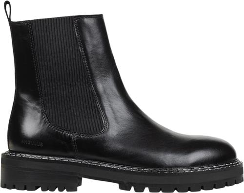 ANGULUS Støvle med Elastik Kvinde 1835/019 Sort/sort Chelsea Boots Str 37,5 - hos Magasin