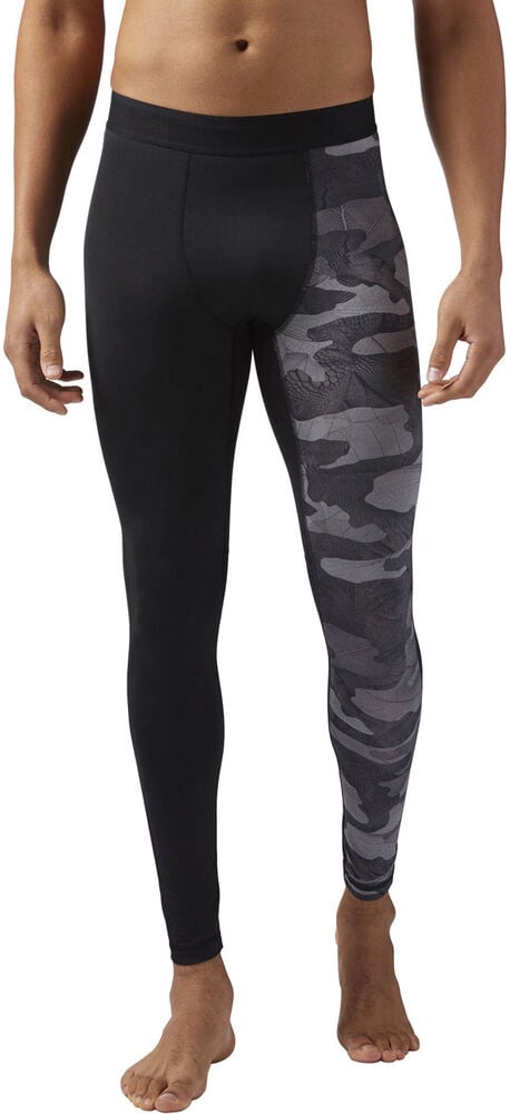 Reebok Speedwick Compression Exo Camo Tights S - Tights Polyester hos Magasin