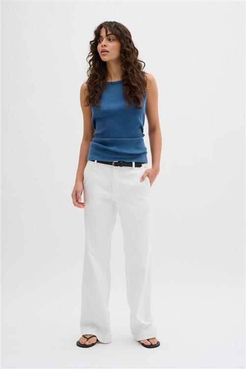 My Essential Wardrobe Acemw Kate Top Kvinde Dark Blue Wash Tanktoppe Str S - hos Magasin