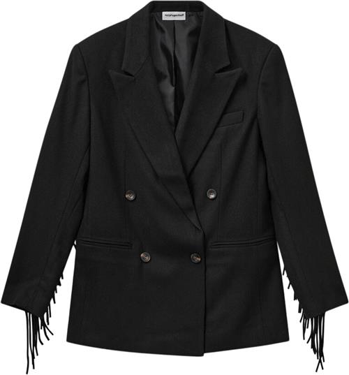 H2OFAGERHOLT Hendrix Blazer Kvinde Black Overgangsjakker Str L - Uld hos Magasin