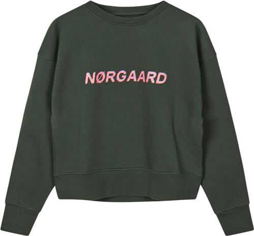 Mads Nørgaard - Copenhagen Organic Sweat Tilvina Sweatshirt Kvinde Grøn Sweatshirts Str L - hos Magasin