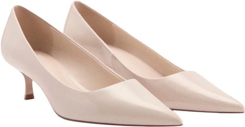 Se MANGO Kitten Heel Shoes Kvinde Lt-pastel Pink Slingbacks Str 41 - hos Magasin ved Magasin