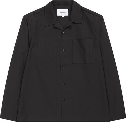 Norse Projects Carsten Solotex Twill Shirt LS Mand Sort Langærmede Skjorter Str XL - hos Magasin