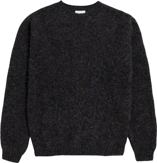 Norse Projects Birnir Brushed Lambswool Mand Grå Sweaters Str L - hos Magasin