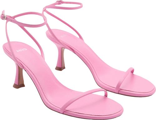 MANGO Sandals .- FLO Kvinde Pink Højhælede Sandaler Str 40 - hos Magasin