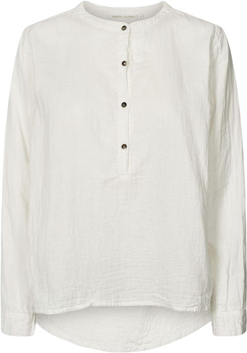 Rabens Saloner Cotton Double top Antoinette Kvinde White Toppe Str XS - hos Magasin