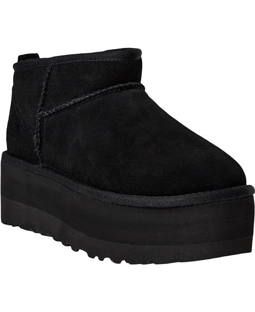 UGG W Cl Ultra Miniplatf Kvinde Black Vinterstøvler Str 36 - hos Magasin